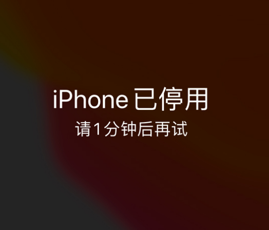 中阳苹果手机维修分享:iPhone 显示“不可用”或“已停用”怎么办？还能保留数据吗？ 