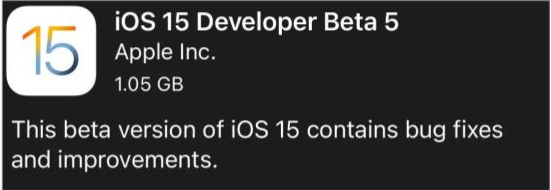 中阳苹果手机维修分享如何升级到iOS15.0 beta5 