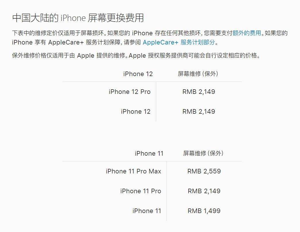 中阳苹果手机维修分享iPhone 12/12 Pro 更换屏幕多少钱 